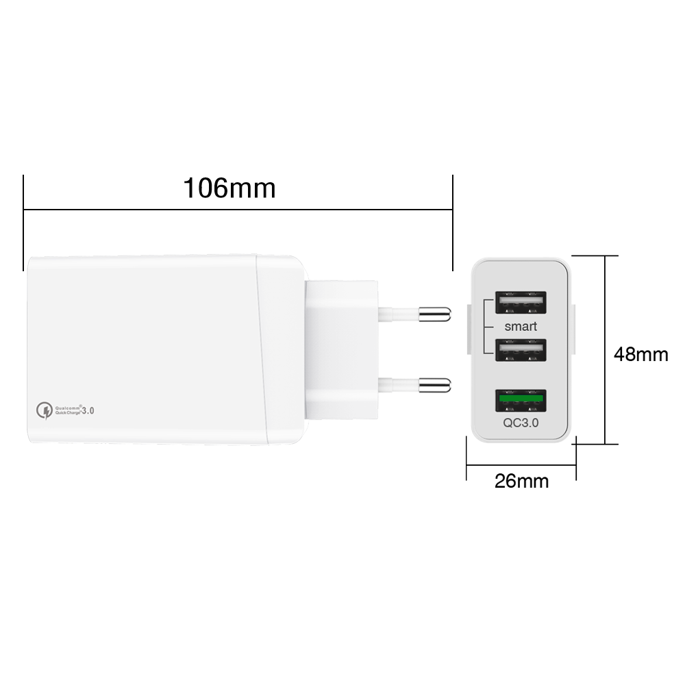 QC3.0 3USB充电器